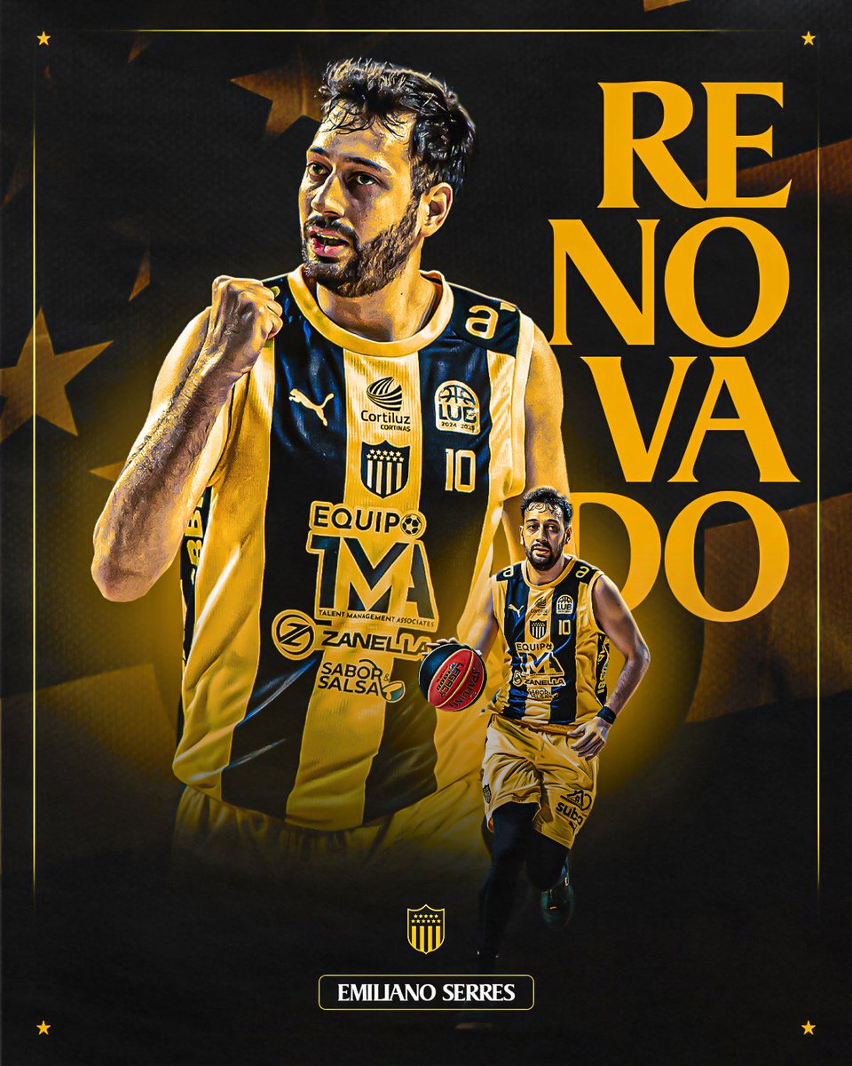 Emiliano Serres continuará defendiendo nuestros colores y renueva su vínculo con Peñarol para la temporada 2025/2026.

#VamosCarbonero