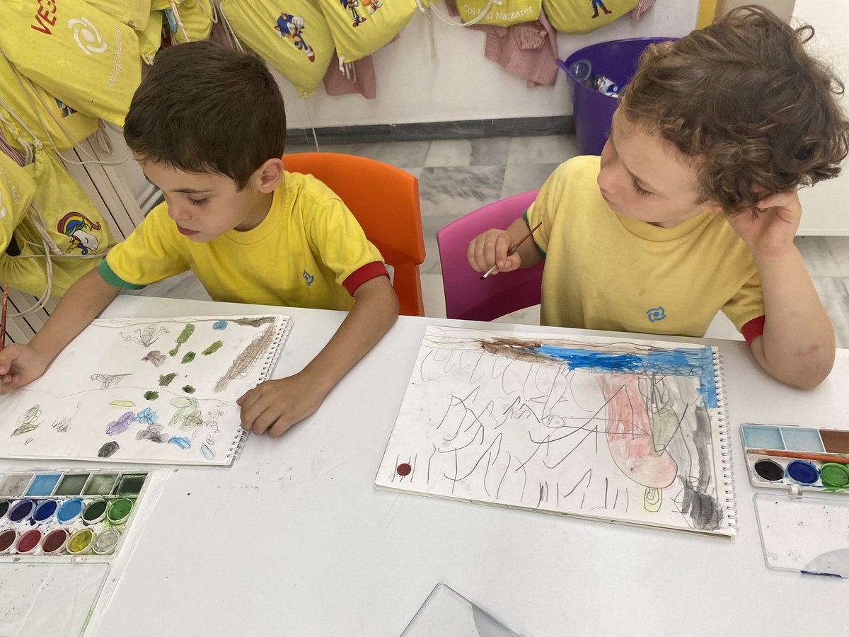 Tarda d’aquarel la 🟠🟢🔵🟣🔴 #I4camaleons