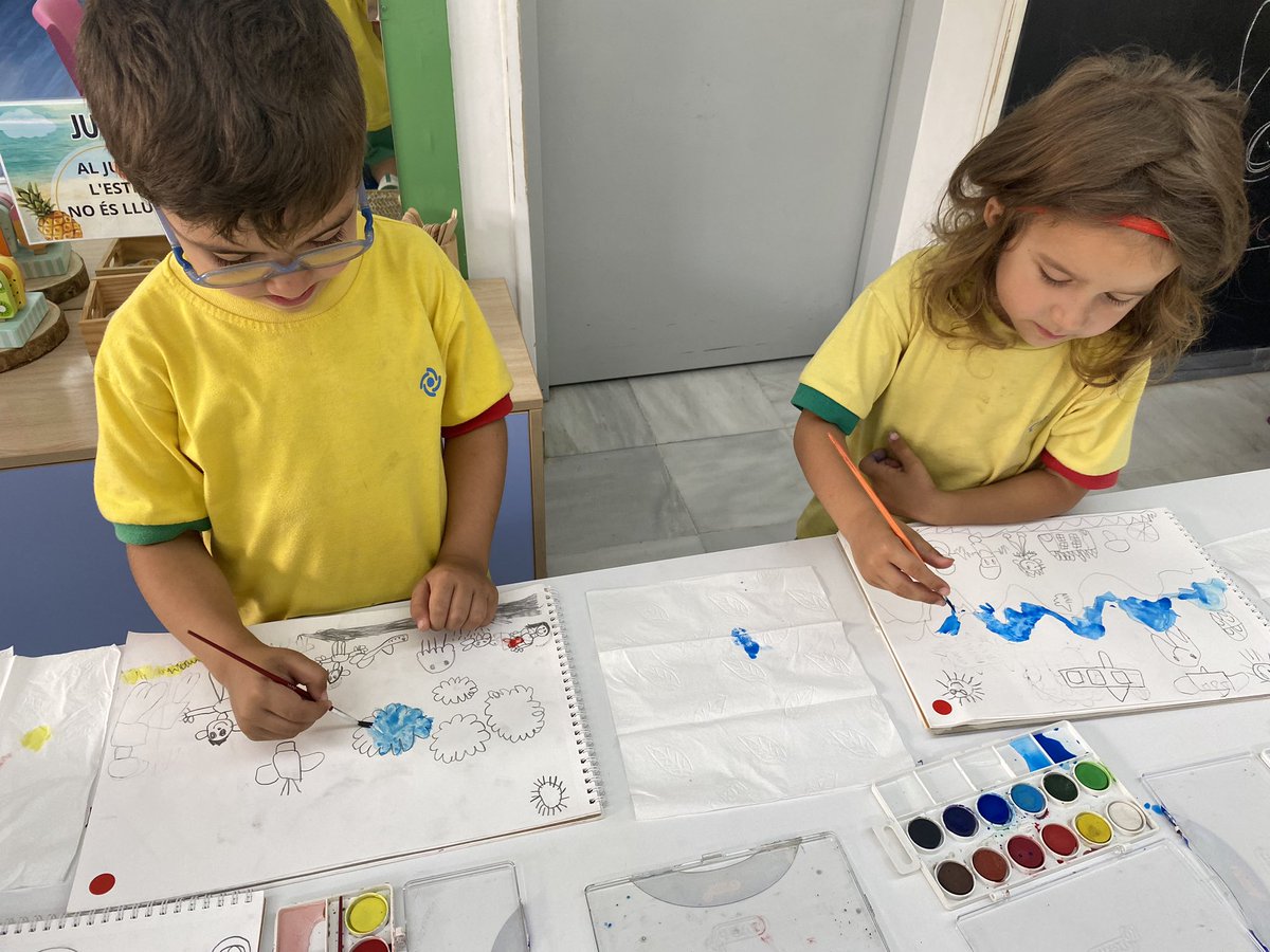 Tarda d’aquarel la 🟠🟢🔵🟣🔴 #I4camaleons