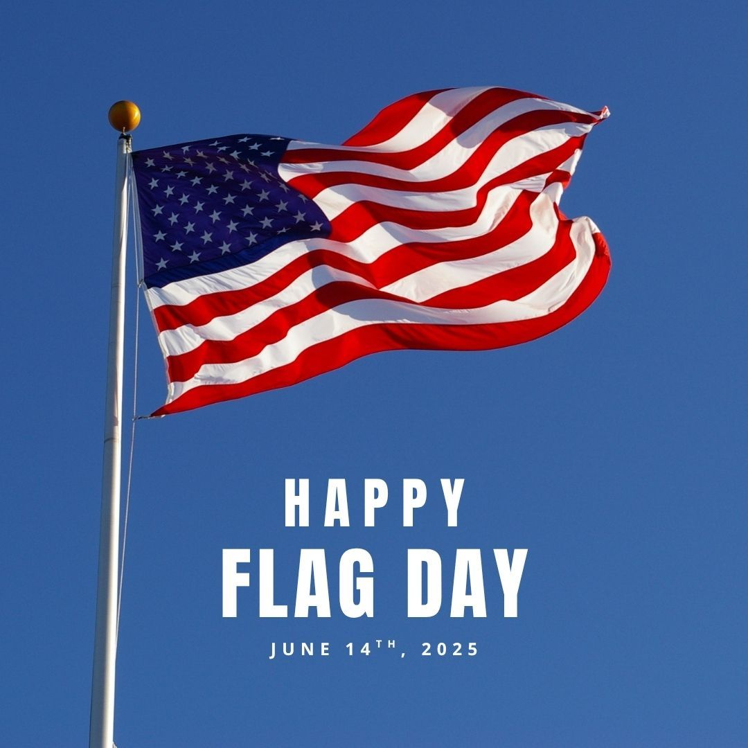 On June 14, 1777, the Continental Congress adopted the design of our national flag. Today, we proudly honor that legacy. Happy Flag Day! 🇺🇸