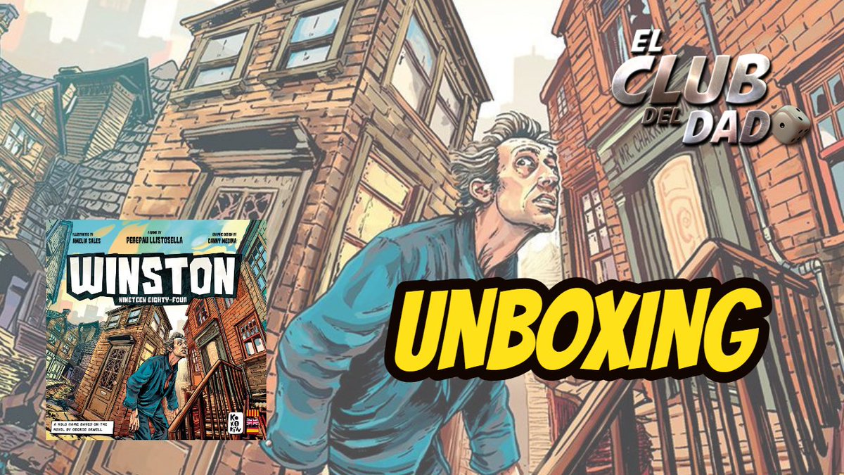 Hoy abrimos un nuevo juego en solitario, se trata de Winston 1984, un juego de <a href="/KokorinGames/">Kokorin Games</a> ambientado en la novela 1984 de George Orwell youtube.com/watch?v=aEQKhT…