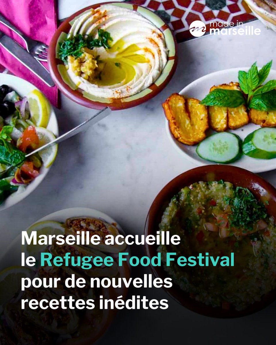 👨‍🍳 Le Refugee Food Festival revient à Marseille avec de nouvelles propositions de recettes élaborées avec des restaurants marseillais et des cuisiniers réfugiés.

➡️ tinyurl.com/3nympkb7