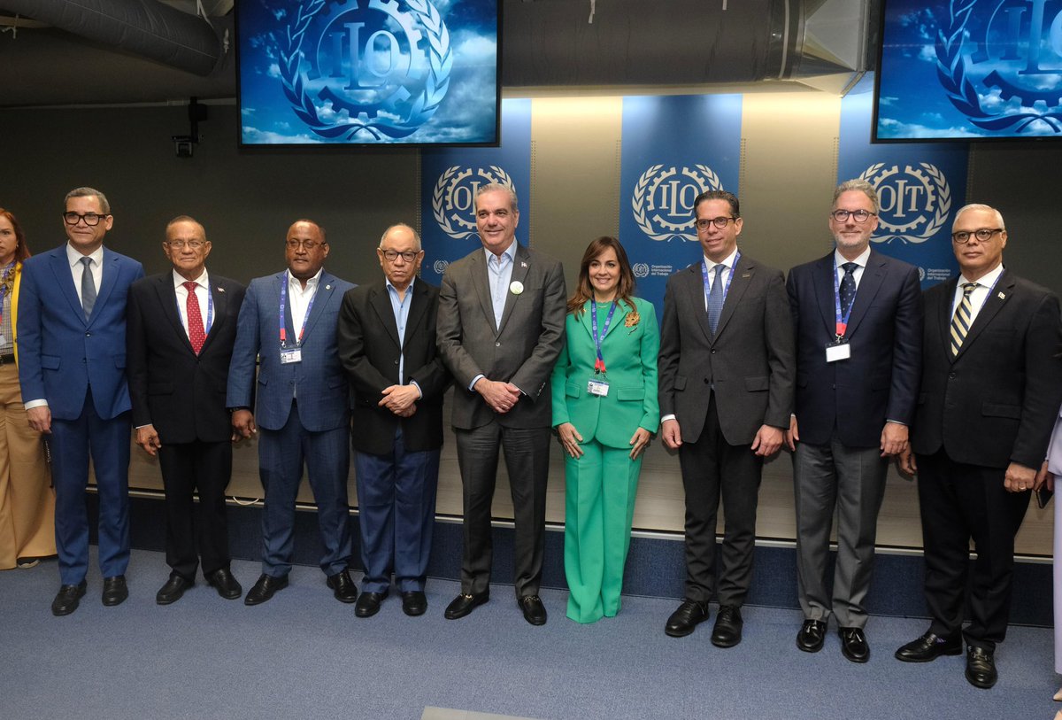 ¡La voz del sector empresarial dominicano presente en el escenario global del trabajo!

Participamos en la 113.ª Conferencia Internacional del Trabajo con el compromiso de promover el trabajo decente, el diálogo social orientado a generar empleos y reducir informalidad.