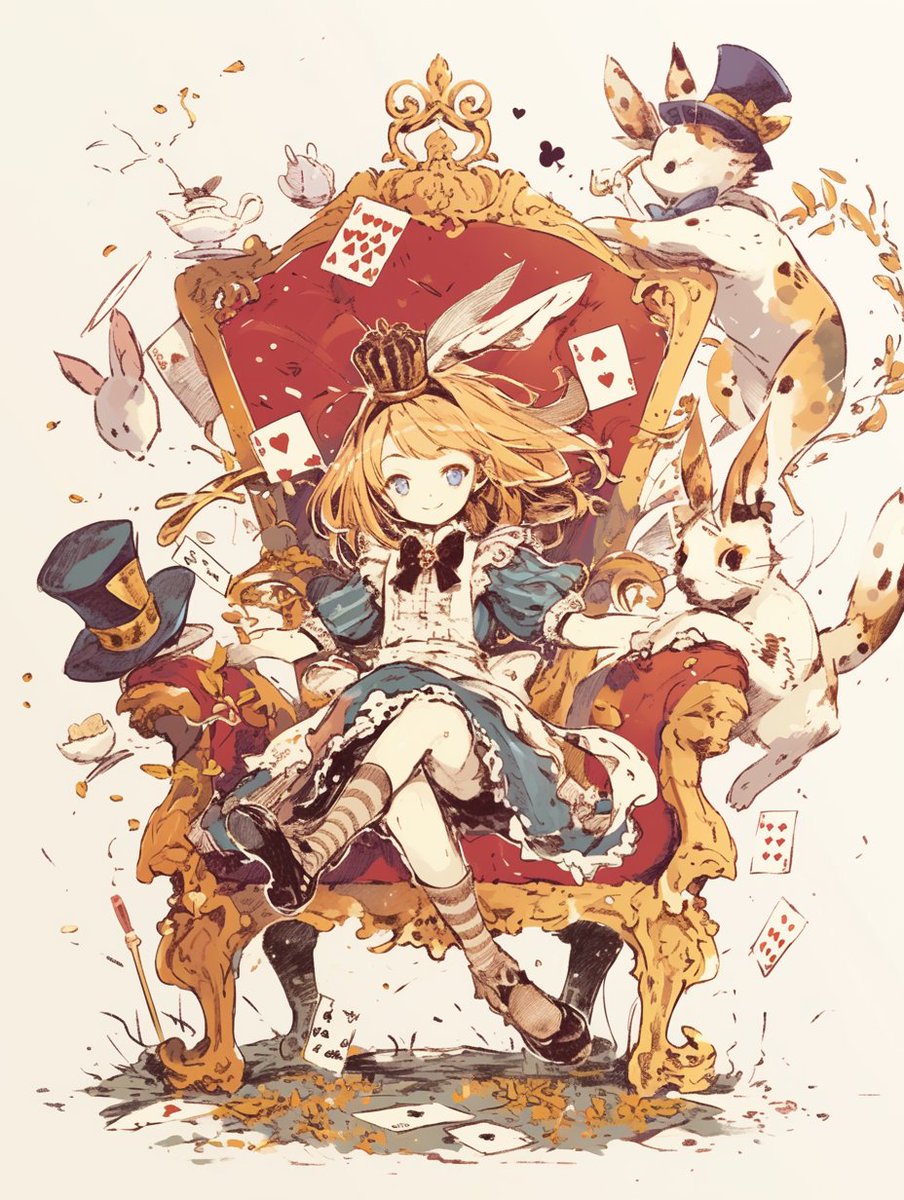 AI色々な不思議の国のアリスを見て見よう