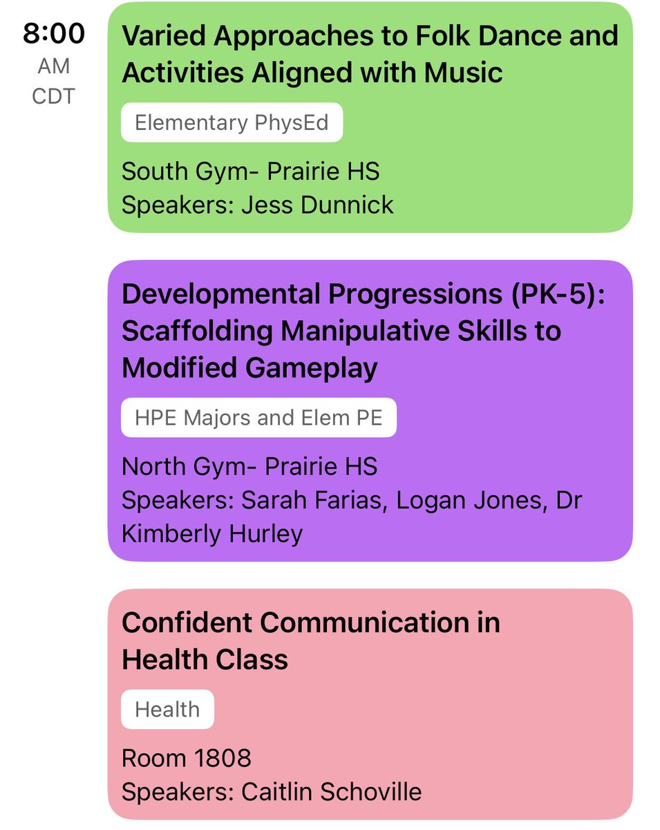 KlaffkePE's tweet image. ⭐️ Day 2 has begun @SHAPEiowa Summer Convention. Check it out 👇 @Cait_Schoville | Kim Hurley | Jess Dunnick