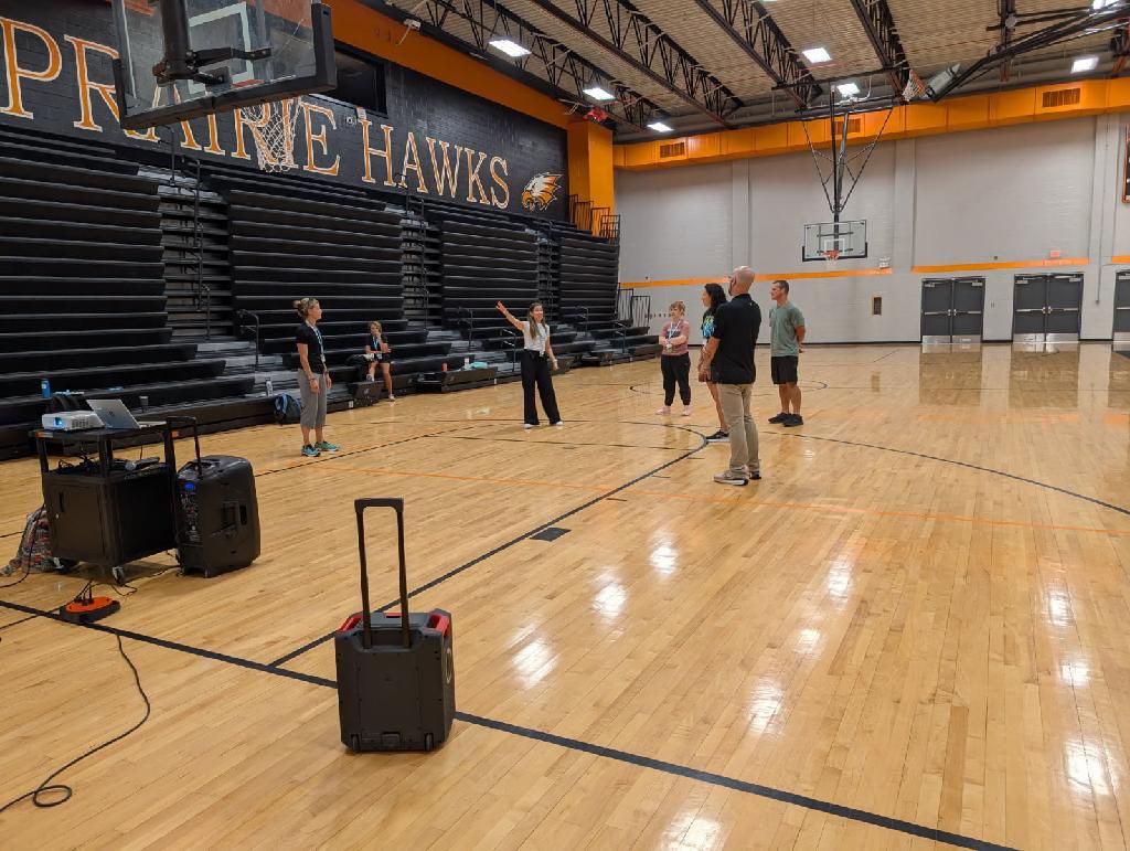 KlaffkePE's tweet image. ⭐️ Day 2 has begun @SHAPEiowa Summer Convention. Check it out 👇 @Cait_Schoville | Kim Hurley | Jess Dunnick