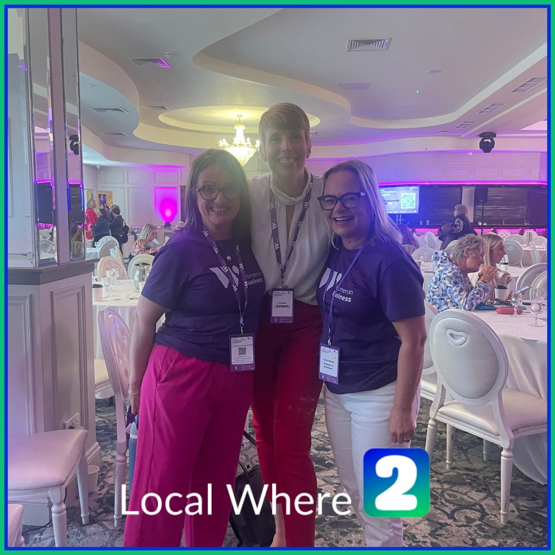 LocalWhere2's tweet image. Some of the incredible speakers from the #WIBNI All-Ireland Conference 
A room full of powerhouse women, honest stories, bold advice, and big inspiration. #AIFEC25 #LocalWhere2 #WomenInBusinessNI