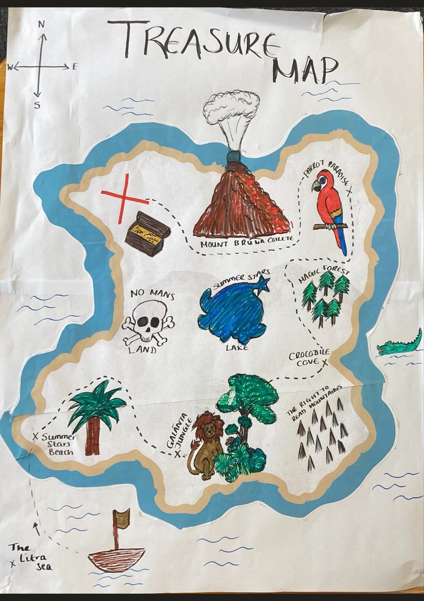 corkcolibrary's tweet photo. #SummerStars has kicked off and #ClonakiltyLibrary have discovered a Treasure Map! Make sure you pop in to the Library to sign up for Summer Stars & help us find the treasure by decorating the path. Sail across the 'Litra' Sea, find your way through the GalΓ‘nta Jungle, mind your toes at Crocodile Cove and see what awaits you at the end of the Summer!
#SummerStars #RightToRead #TreasureHunt #Clonakilty #WhatLibrariesDo #LibrariesIreland
@LibrariesIre
@Corkcoco