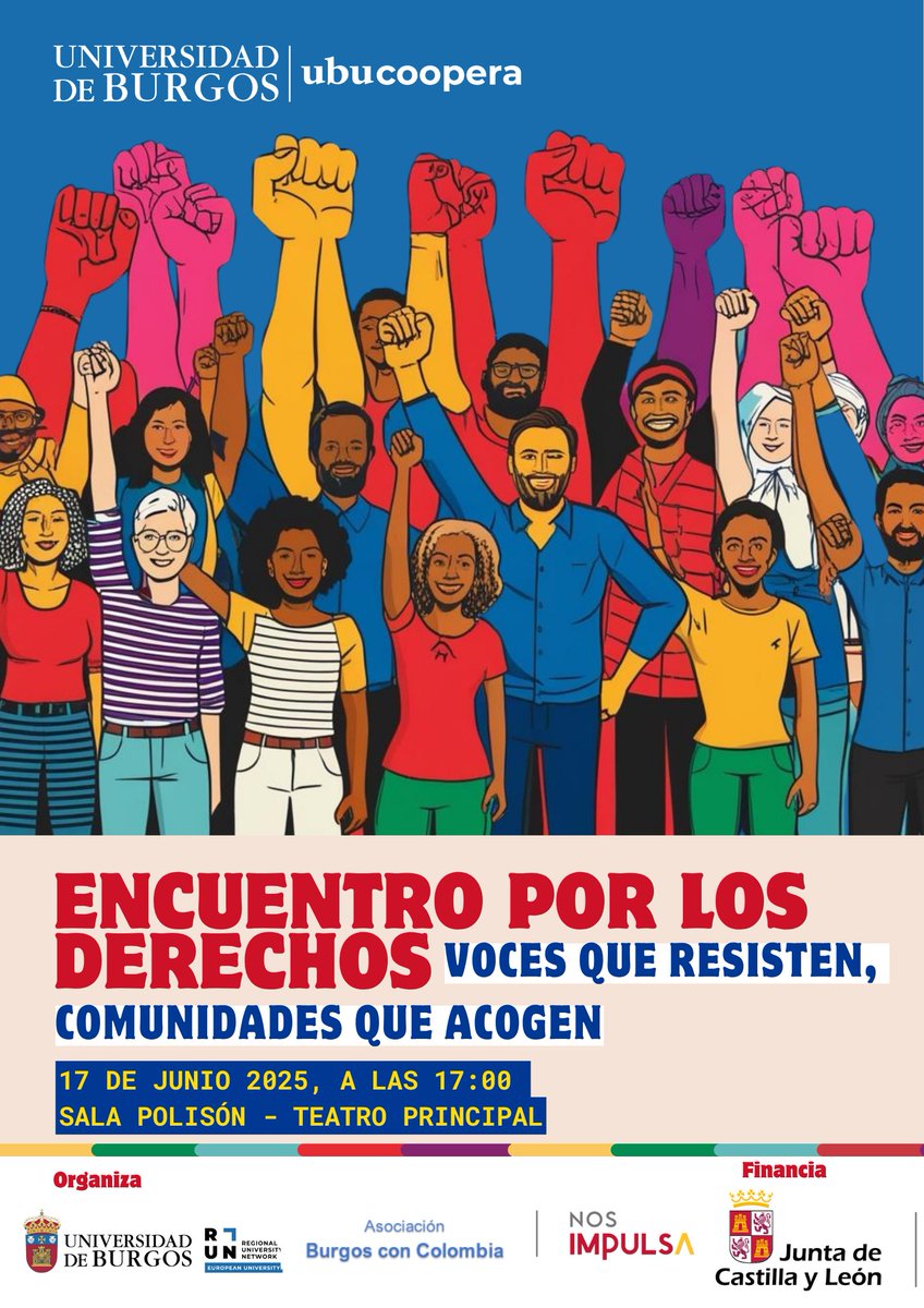 REEDES (@inforeedes) on Twitter photo 📆<a href="/CooperacionUBU/">CooperacionUBU</a>, socio de REEDES, y la Asociación <a href="/sanjoseapartado/">BurgosconColombia</a> celebran las jornadas 'Encuentro por los Derechos: voces que resisten, comunidades que acogen'.
El 17 de junio, a las 9:00 h (CEST). Presencial.
ℹ lnkd.in/eUHHhi5z 📆<a href="/CooperacionUBU/">CooperacionUBU</a>, socio de REEDES, y la Asociación <a href="/sanjoseapartado/">BurgosconColombia</a> celebran las jornadas 'Encuentro por los Derechos: voces que resisten, comunidades que acogen'.
El 17 de junio, a las 9:00 h (CEST). Presencial.
ℹ lnkd.in/eUHHhi5z