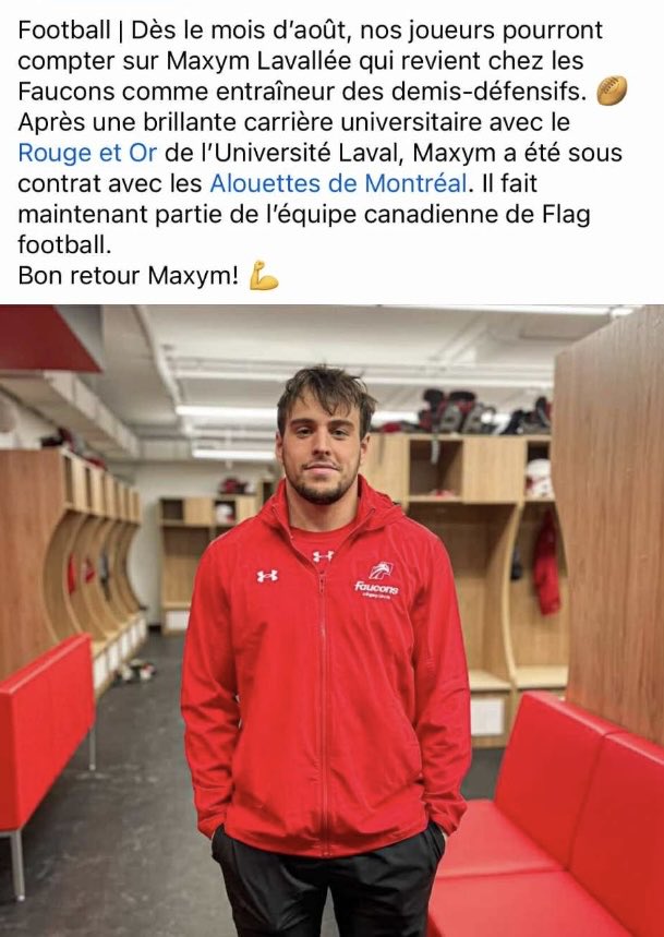 RedZoneMTL's tweet image. # publication faucons de Lévis 🏈