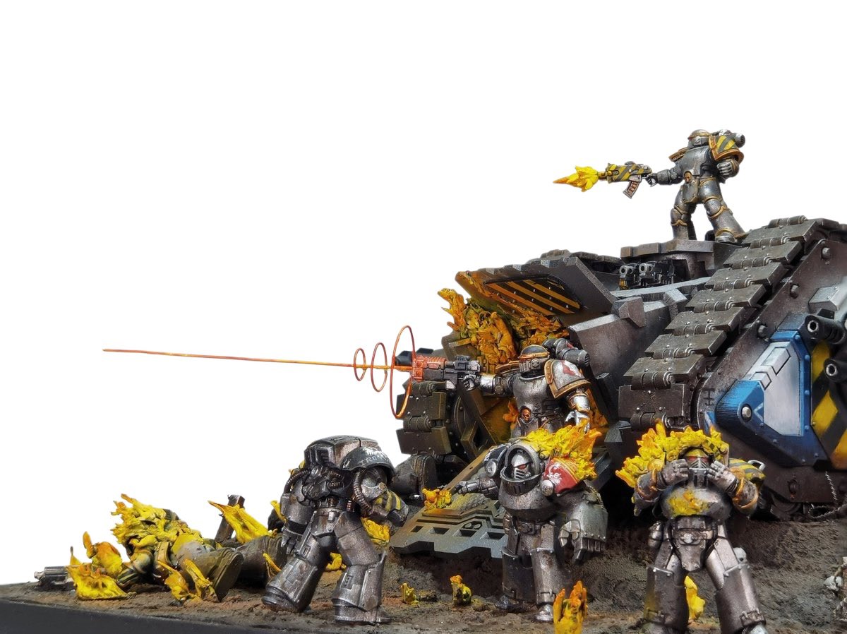 First one done! Tried to make it like original artwork. <a href="/Kvin_Tass/">Kvin Tass</a> hit it out of the park with this diorama! 

Doing these all the way into tomorrow so go post! You got time!

Full timelapse in reply to this post.