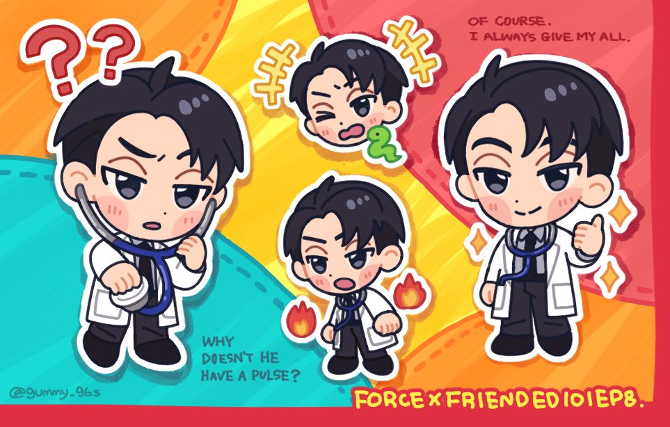 gummy_96s's tweet photo. 🩺😂
FORCE X FRIENDED101EP8
#FriendEd101EP8
#fforce_ #forcefanart https://t.co/xBy7CYmsES