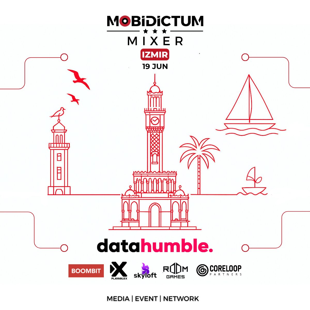 🐦 Mobidictum Mixer / June 19, İzmir

No stages. No noise. Just the right room.

Mobidictum Mixer is coming to İzmir, a curated evening designed for founders, creators, publishers, and service providers driving Türkiye’s game industry forward.

This isn’t about keynotes or
