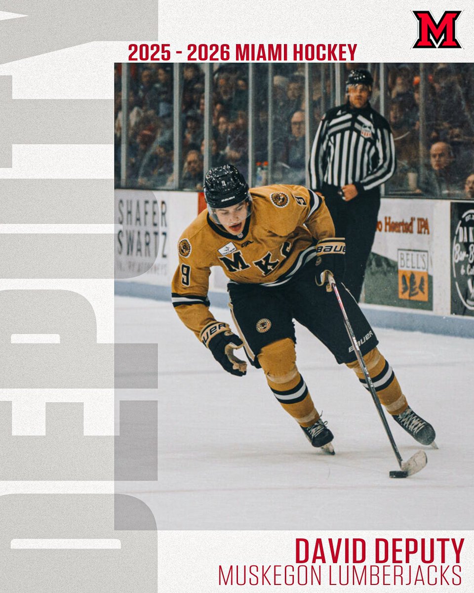 Welcoming our newest RedHawk, David Deputy ‼️

🔗 RELEASE: miamiredhawks.com/news/2025/6/13…

#RiseUpRedHawks