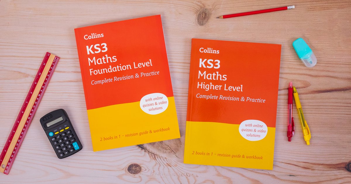 Get ready for KS3 with Collins Complete Revision &amp; Practice. With 2 books in 1, each book includes a revision guide and workbook, plus online quizzes and videos accessed through QR codes. 

Find out more: ow.ly/1o3b50W7H7M