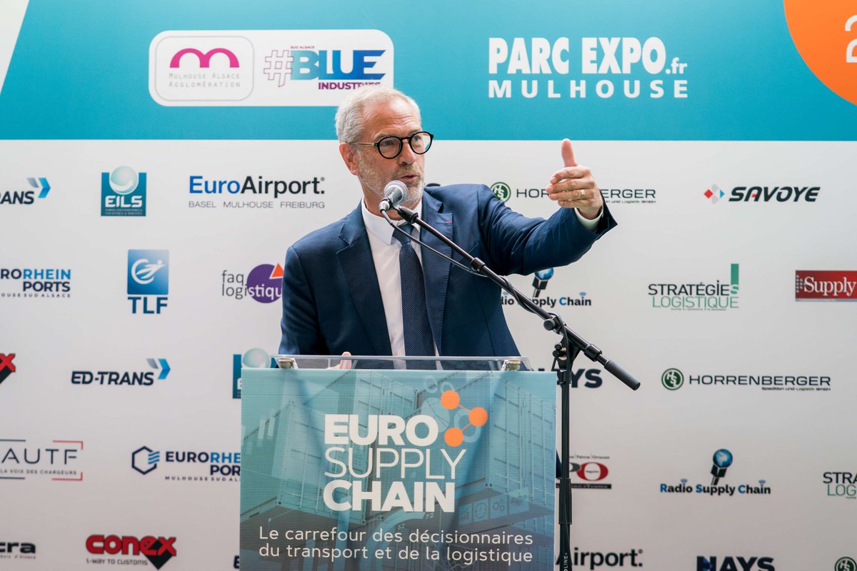 Le Salon Euro Supply Chain a rassemblé de nombreux professionnels. m2A a présenté ses 4 axes logistiques clés : fluvial, aérien, ferroviaire et routier, en affirmant son engagement pour faire de la #SupplyChain un levier de développement économique.

#ADNBusiness <a href="/ParcExpo68/">Parc Expo</a>