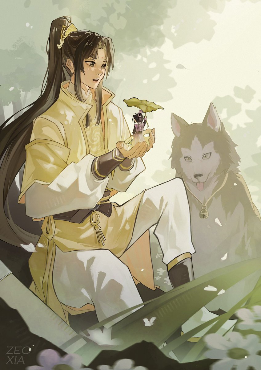 ZeoXia_'s tweet photo. Tiny jiujiu, A-ling, and Fairy
#MDZS #JinLing #JiangCheng https://t.co/EuoJijVPkC