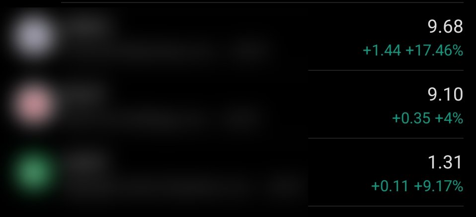 今月買ったやつもいい感じに来てる！

一番上のやつは1500万円突っ込んでるからそれなりに嬉しい！

これはまあそりゃ、今日は爆上げするよね！って納得の銘柄。聞けば納得できるやつ。