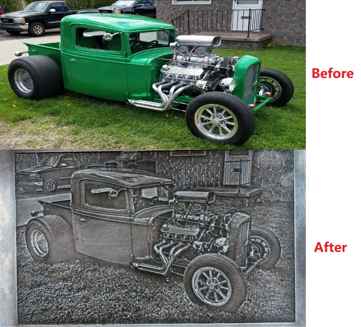 We use your photos and engrave them to Aluminum, Steel, or. Brass! You pick the material and size. 

4everimpression.com 

#forever #FridayVibes #decor #artwork #photography