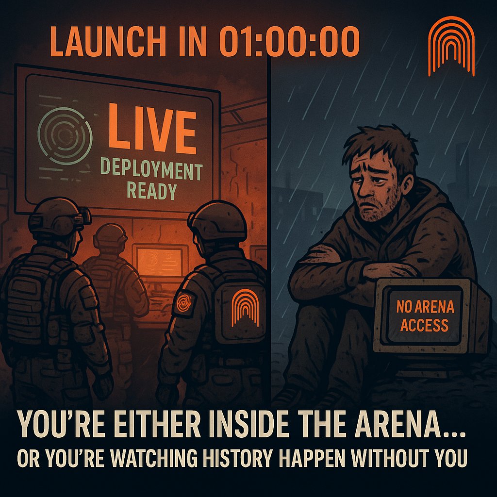 69thBattalion1's tweet photo. ⚔️ We’ve touched down.
The 69th Battalion is now live on Arena App.

If you're not in yet , you're missing everything.

⏳ Launch in 1 hour.

🟧 Get in now: https://t.co/vUj5YZyeCe

#69thBattalion https://t.co/BVpUzpJ1oV