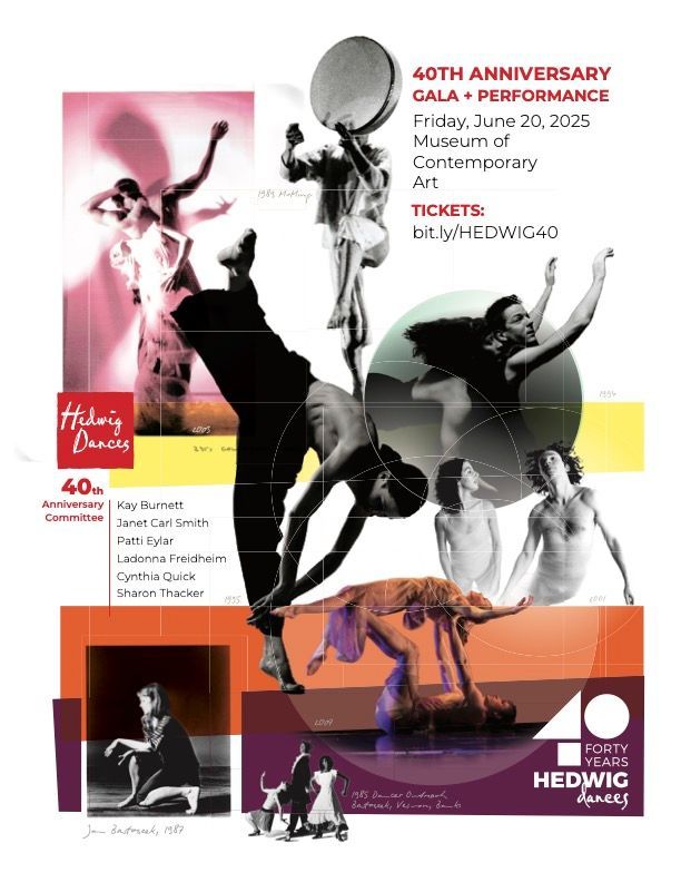 We’re just ONE WEEK away! 

Hedwig Dances’ 40th Anniversary Gala is happening June 20 at the MCA—join us for an unforgettable night of dance, celebration, and community.

Tickets: eventbrite.com/e/hedwig-dance…