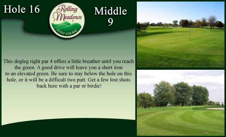 Today on Fairway Friday's we feature Hole #16 (Middle 9), Par 4.

What's your best score on this hole? Tell us in the comments. 

⛳ #FairwayFriday🏌️ #RollingMeadowsGolf 🌱 #PureFairways 🏆 #BestRoundEver
📍 #FondDuLacGolf 🔥 #TeeItUp 💬 #ShareYourScore 🎯 #OnTheGreen🏌️#GolfLife