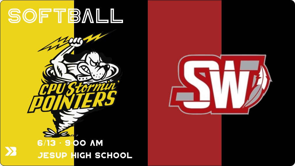 Softball (Varsity) Game Day! - Check out the event preview for the The Center Point-Urbana Stormin Pointers vs The South Winneshiek Warriors. It starts at 9:00 AM and is at Jesup High School. gobound.com/ia/ighsau/soft…