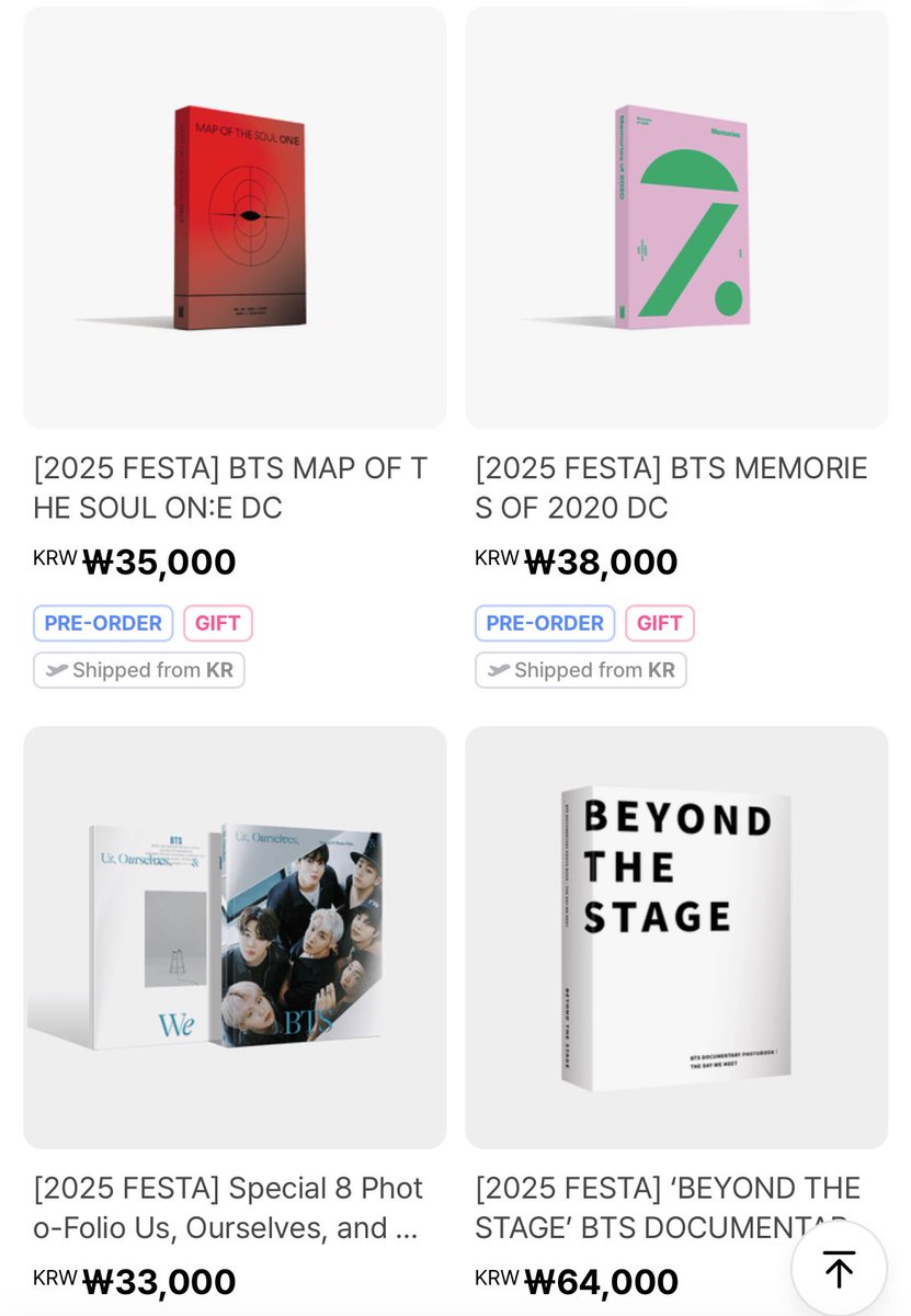 thekopishop's tweet photo. ✨— wts lfb pls help rt

 ◟ ♡ BTS 2025 FESTA Special Event Merch PH GO ୨୧.

— 500 dp 6/29; rembal once onhand
— doo: 6/30
— dm to order 💌

pricelist:

map of the soul on:e = 1950
memories of 2020 = 2150
8 photo folio = 1850
beyond the stage docu = 3150
run bts poly = 2490 https://t.co/u3T7Xd6t6v