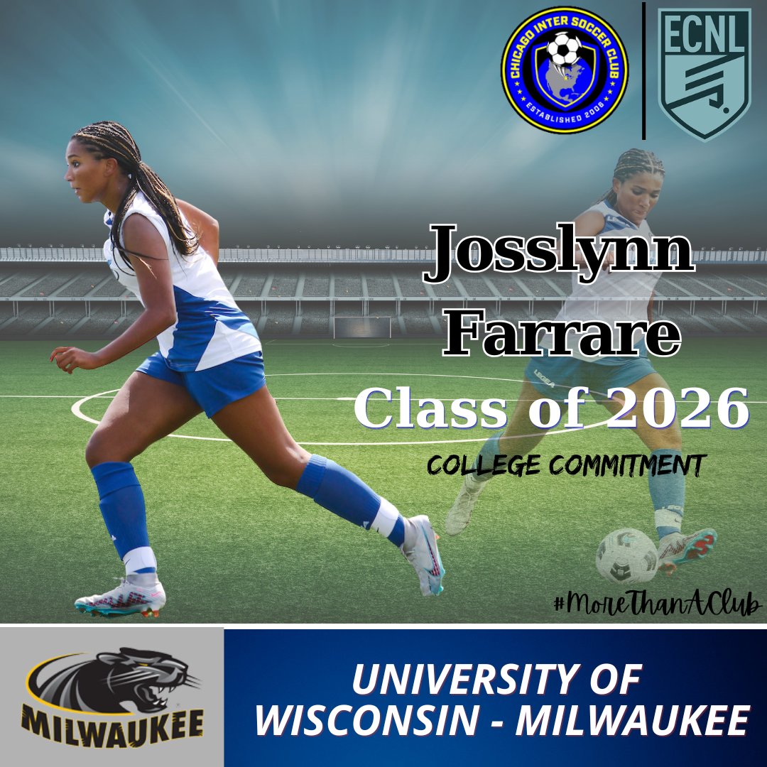 Chicago Inter SC (@chiinter) on Twitter photo Congratulations to 08G member Josslyn Farrare on her recent commitment to the University of Wisconsin- Milwaukee. We wish you the best of luck with the <a href="/MKE_WSoccer/">Milwaukee Women’s Soccer</a> Panthers Congratulations to 08G member Josslyn Farrare on her recent commitment to the University of Wisconsin- Milwaukee. We wish you the best of luck with the <a href="/MKE_WSoccer/">Milwaukee Women’s Soccer</a> Panthers