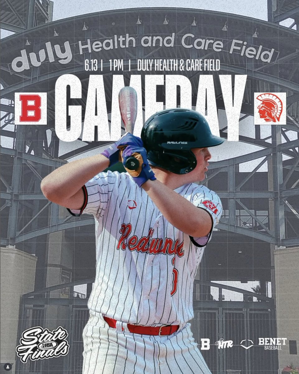Benet Boys Varsity Baseball VS Cary Grove ~ IHSA State Semi-Final ~ TODAY! ⚾

⏰ First Pitch: 1 PM
📍 Duly Health and Care Field

THEME: REDOUT🔴

Click on the link to purchase tickets: 🎟
gofan.co/event/3609479?…