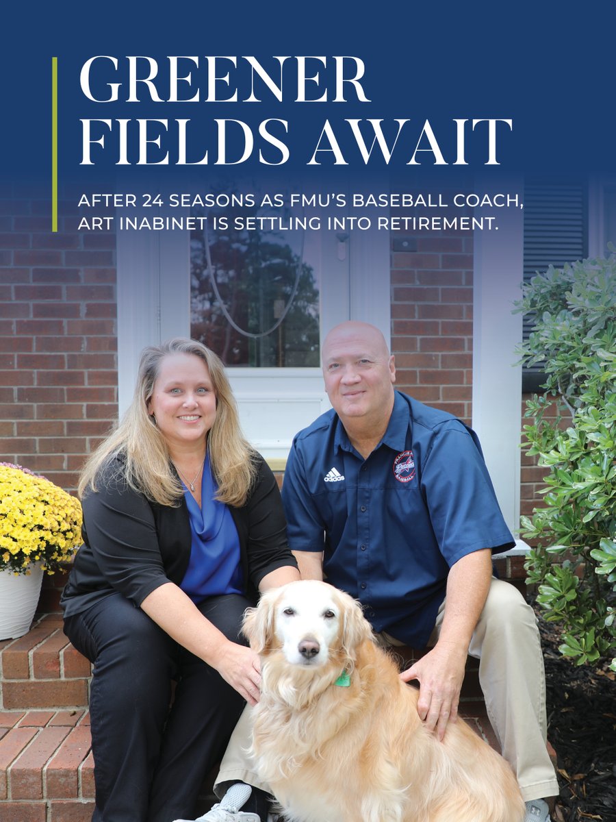 Coach Art Inabinet led FMU Baseball for 24 seasons, and now he's embracing a new chapter. From championship runs to lifelong bonds with players, his impact runs deep. 

Read about his legendary career and what retirement has in store here: fmarion.edu/greener-fields…