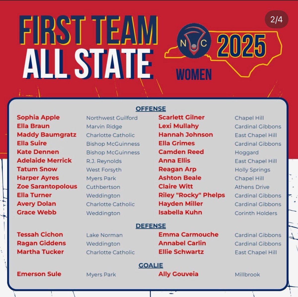 Gibbons Women's Lacrosse tweet media