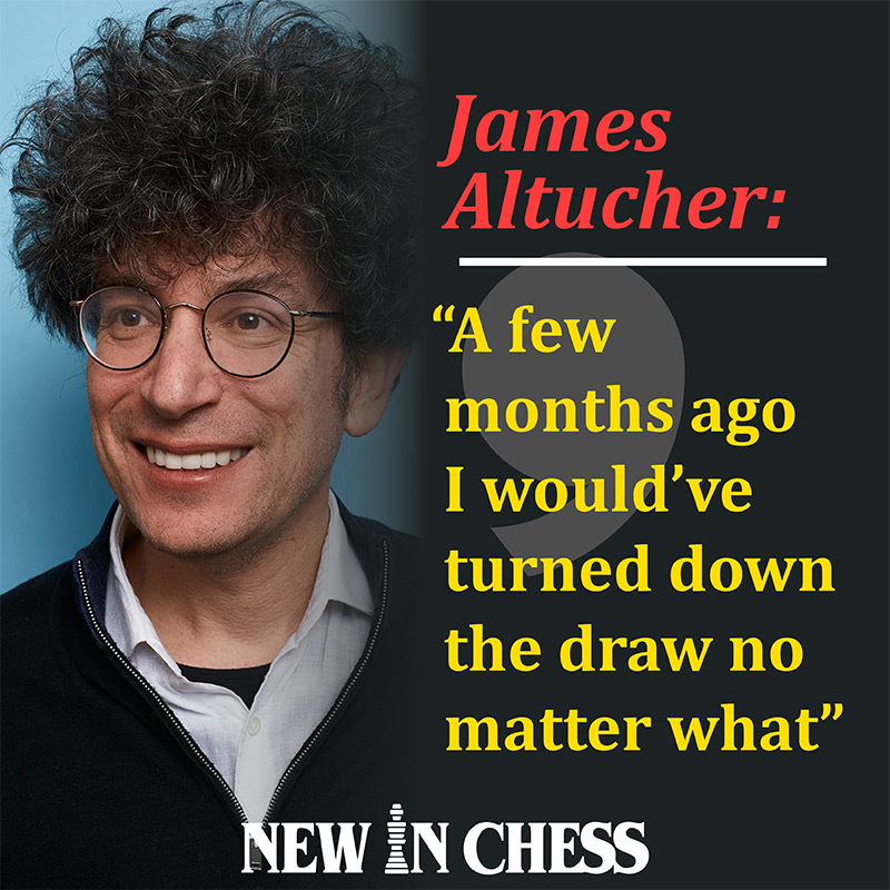 New In Chess (@newinchess) on Twitter photo Sometimes, accepting the draw offer is the right move. <a href="/jaltucher/">James Altucher</a> writes about the dilemma every chess player faces in New In Chess magazine 2025#4.
newinchess.com/new-in-chess-2… Sometimes, accepting the draw offer is the right move. <a href="/jaltucher/">James Altucher</a> writes about the dilemma every chess player faces in New In Chess magazine 2025#4.
newinchess.com/new-in-chess-2…