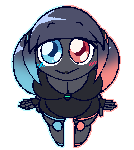 Doodle comm for <a href="/TrusarMech/">Trusar (COMMS OPEN 0/5)</a> 

She's staring at you, deep into your soul, engraving the urge to buy a switch 2 into your mind

Or she just really wants to look at you, I dunno