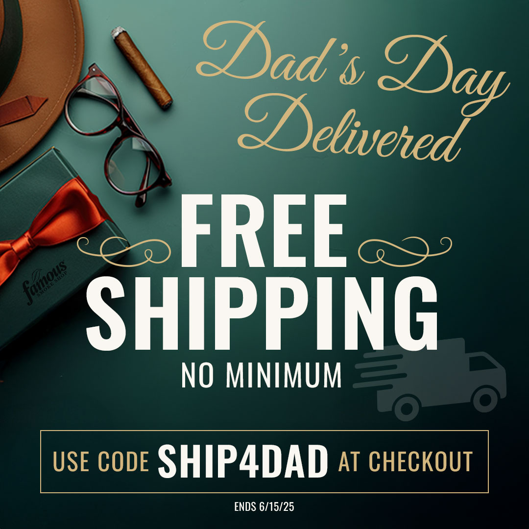 Show Dad that all of his hard work and sacrifice didn’t go unnoticed. Father’s Day is all about returning the favor. For a limited time, shipping is FREE with no minimum purchase -ow.ly/i08i50W8YLV.

#cigar #cigars