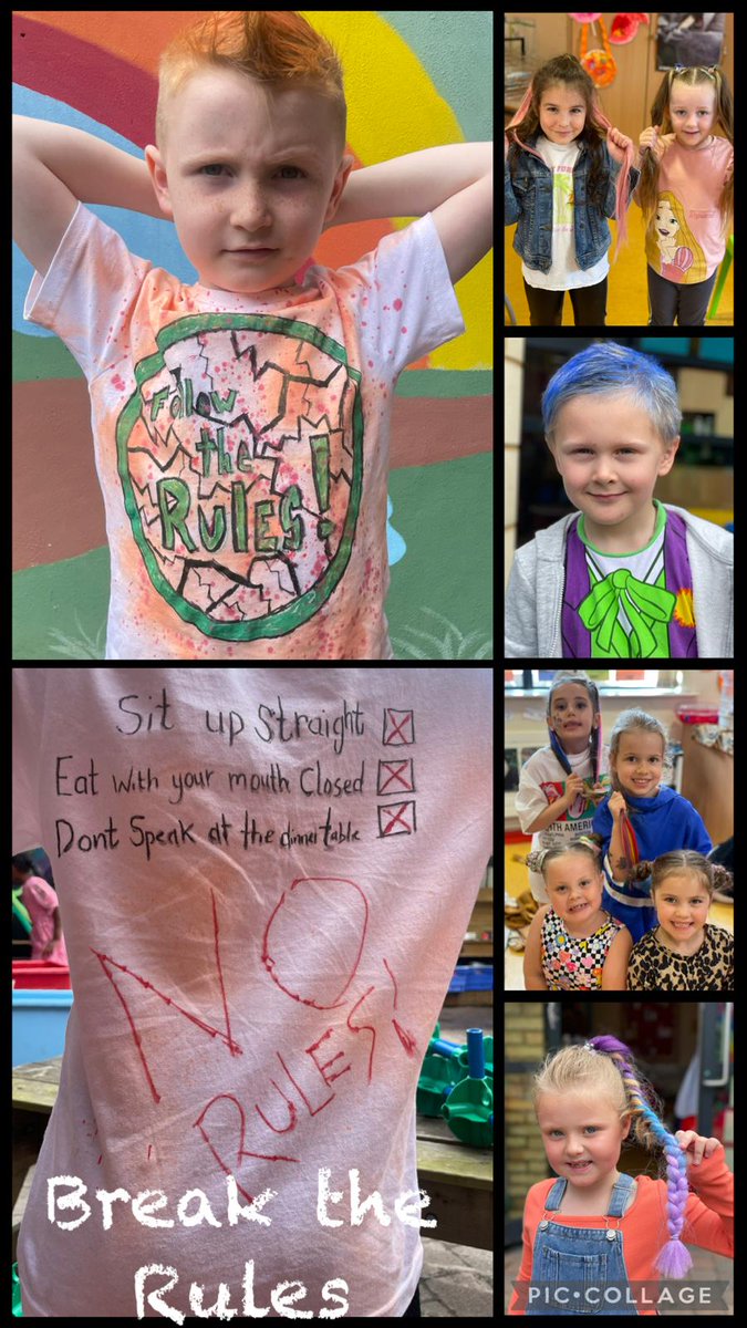 Break the Rules Day!
The boys and girls (and staff!) had great fun breaking the rules today to raise money for PTA.