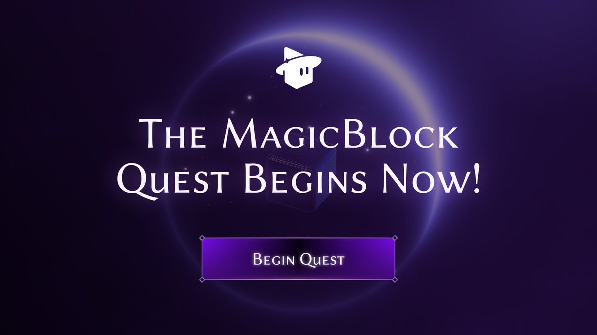 The MagicBlock Questline is now LIVE 🧙‍♂️✨

Explore real-time onchain games and apps, earn XP, climb the ranks among other wizards 🪄

The gates are open - it's your turn to take the next step 🧵👇