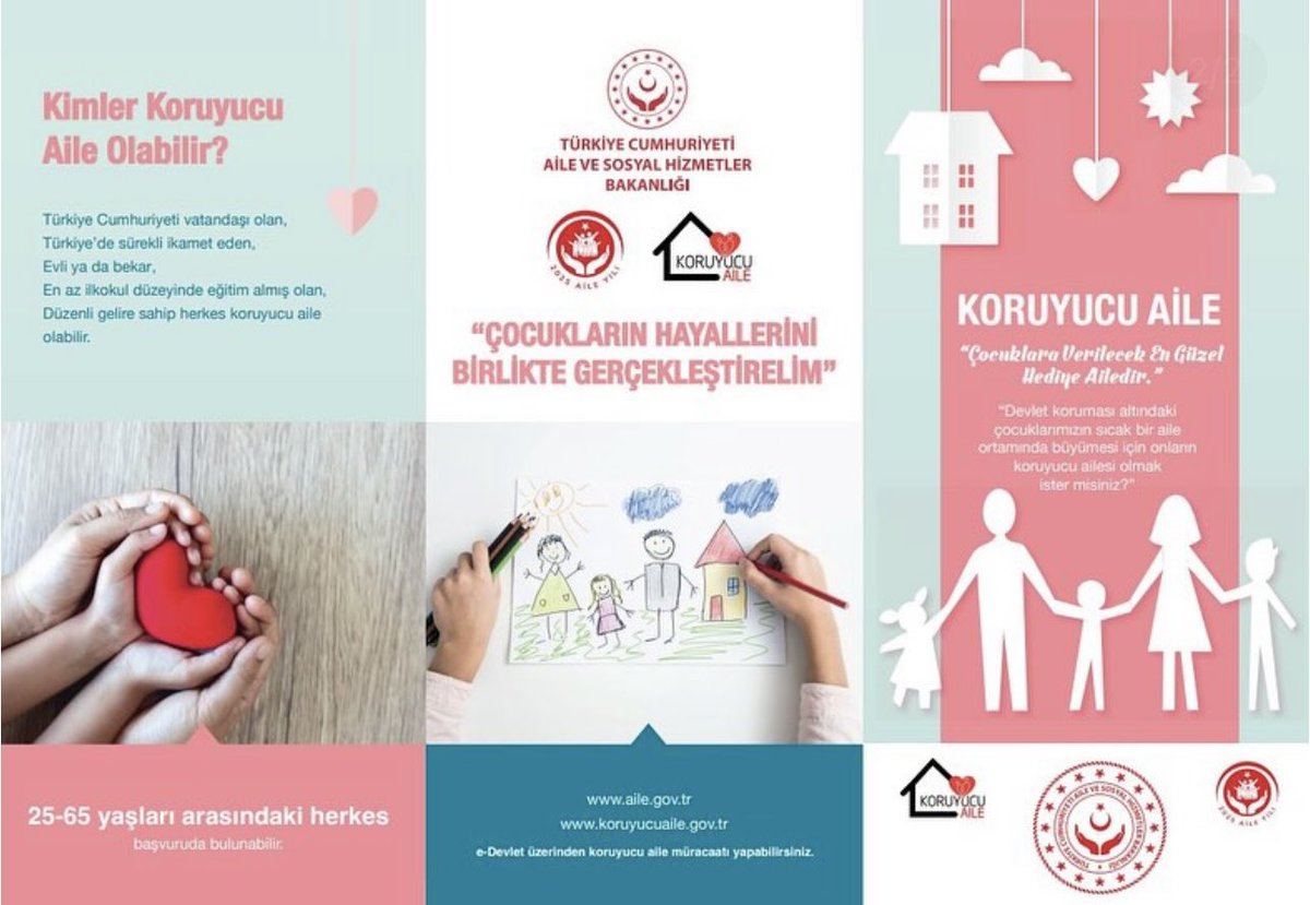 Türkiye in Saudi Arabia (@tc_riyadbe) on Twitter photo 30 Haziran Koruyucu Aile Günü Hakkında Bilgilendirme ⬇️
Detaylı bilgi için:
koruyucuaile.gov.tr
<a href="/ASHB_COCUK/">Çocuk Hizmetleri Genel Müdürlüğü</a> <a href="/tcailesosyal/">T.C. Aile ve Sosyal Hizmetler Bakanlığı</a> 30 Haziran Koruyucu Aile Günü Hakkında Bilgilendirme ⬇️
Detaylı bilgi için:
koruyucuaile.gov.tr
<a href="/ASHB_COCUK/">Çocuk Hizmetleri Genel Müdürlüğü</a> <a href="/tcailesosyal/">T.C. Aile ve Sosyal Hizmetler Bakanlığı</a>