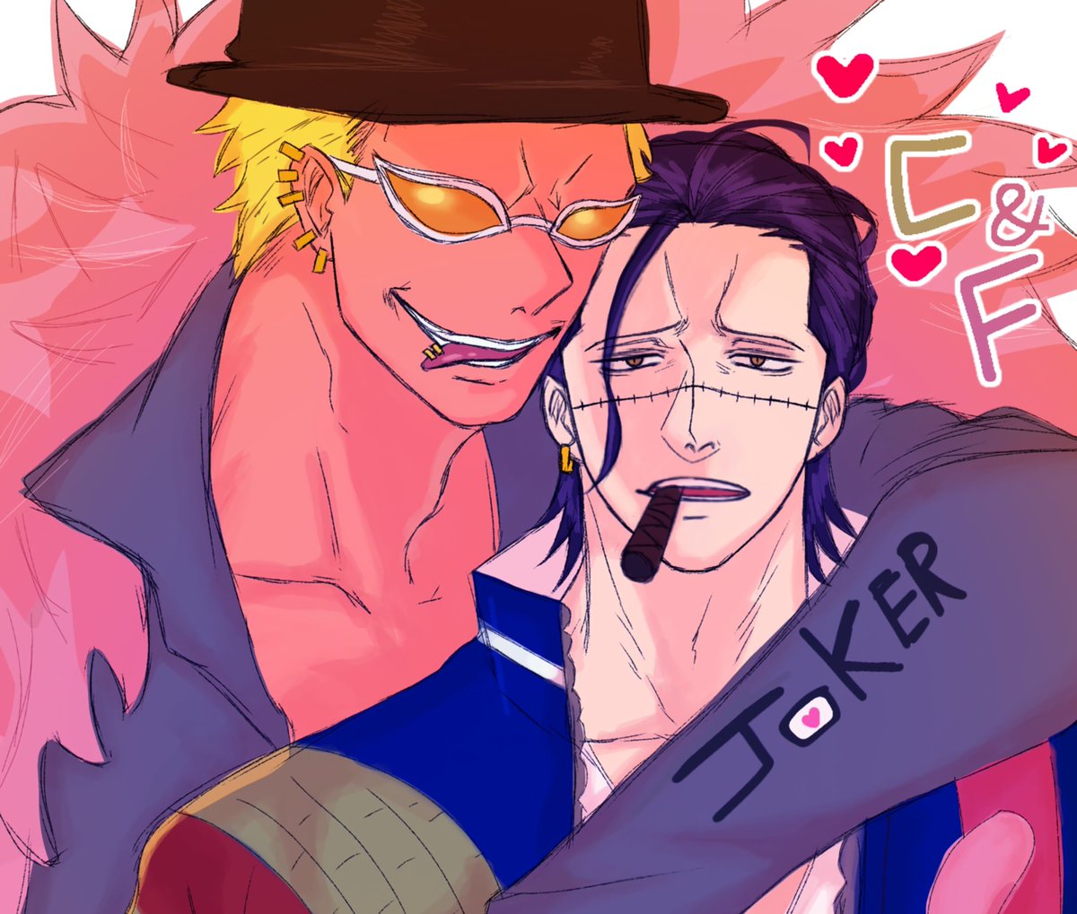 CoffeeRela20426's tweet image. C &amp;amp; F
#dofuwani #Doflamingo #SirCrocodile