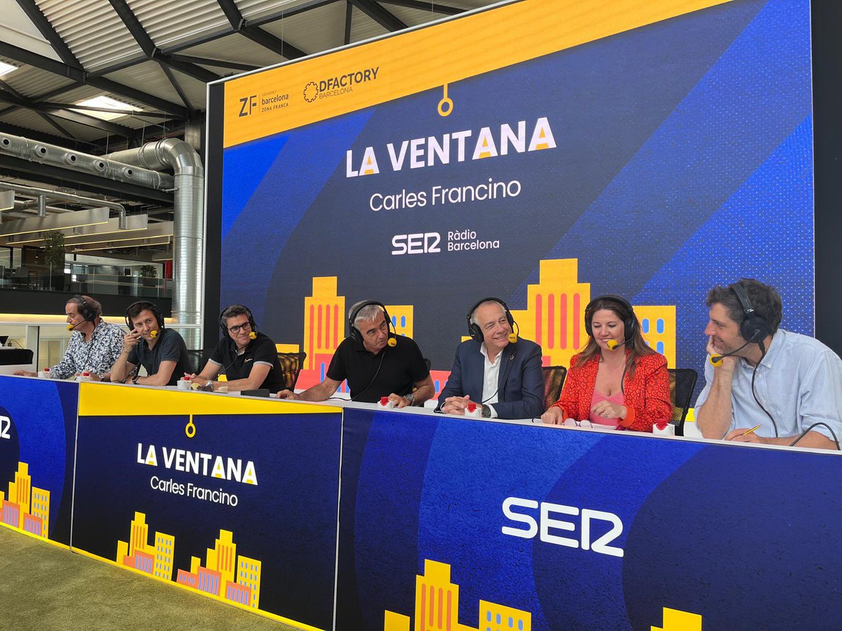 Consorci de la Zona Franca de Barcelona (@consorcizf) on Twitter photo 🎙️ Avui @LaVentana de <a href="/SERCatalunya/">SER CATALUNYA</a> amb Carles Francino es realitza en directe des del nostre <a href="/DFactoryBCN/">DFactory Barcelona</a>! No et perdis la intervenció del nostre DEE, <a href="/pere_navarro/">Pere Navarro Morera</a>, i la nostra DG, <a href="/SorigueBlanca/">Blanca Sorigué Borrell</a>, en directe des de la Zona Franca de Barcelona🙌. 🎙️ Avui @LaVentana de <a href="/SERCatalunya/">SER CATALUNYA</a> amb Carles Francino es realitza en directe des del nostre <a href="/DFactoryBCN/">DFactory Barcelona</a>! No et perdis la intervenció del nostre DEE, <a href="/pere_navarro/">Pere Navarro Morera</a>, i la nostra DG, <a href="/SorigueBlanca/">Blanca Sorigué Borrell</a>, en directe des de la Zona Franca de Barcelona🙌.
