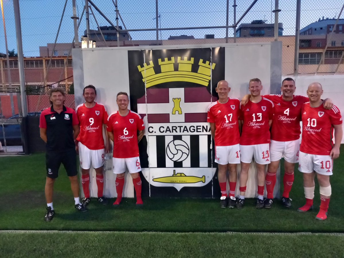 Barry Town Over 40’s & Over 45’s (@town_40) on Twitter photo <a href="/WalesVets/">Wales Vets Football</a> La Manga tour ‘25
Big shout out to our touring veterans! A very creditable 2-2 draw v <a href="/FCCartagena_efs/">FC Cartagena</a> last night 👏🏼
Thanks to all involved, arranging and making it an excellent start to proceedings.
#barrytownunited 💛💙🏴 <a href="/WalesVets/">Wales Vets Football</a> La Manga tour ‘25
Big shout out to our touring veterans! A very creditable 2-2 draw v <a href="/FCCartagena_efs/">FC Cartagena</a> last night 👏🏼
Thanks to all involved, arranging and making it an excellent start to proceedings.
#barrytownunited 💛💙🏴