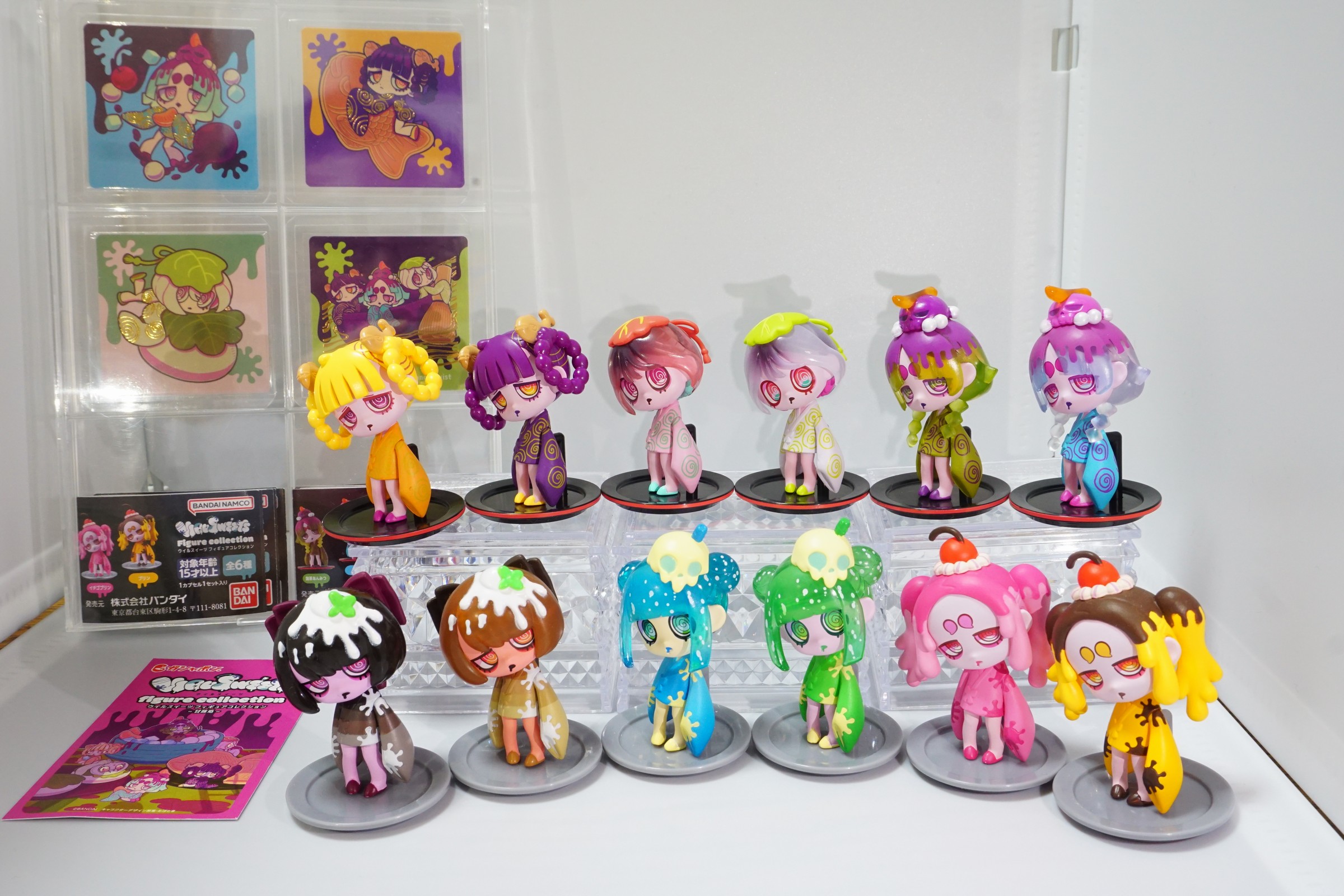 ウイルスイーツ第一弾、甘味処全12種類コンプリート+非売品購入特典カード4枚付 ウイルスイーツ第一弾、甘味処全12種類コンプリート+非売品購入特典カード