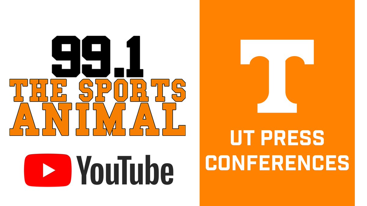 Stay updated with the latest Press Conferences by Tennessee Coaches in Football, Basketball, Baseball &amp; Softball on 99.1 The Sports Animal's YouTube! 📺🏈🏀⚾ txgv.cc/t/63Pz3R  #VOL_Football #VOL_Hoops #LadyVOL_Hoops #VOL_Baseball #VOL_Softball  #GBO