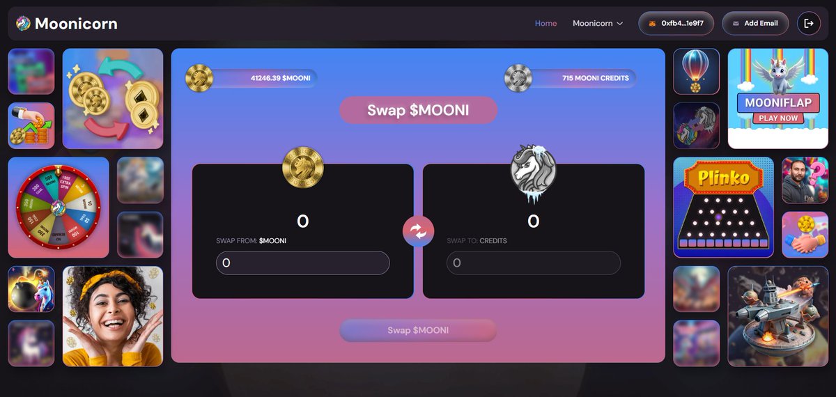 Moonicorn (@moonitomoon) on Twitter photo ๐จ Attention MooniFam! Big Announcement!
With the power of Web2.0 now live in the Moonicorn universe, itโs time to unlock lightning-fast gameplay, smoother rewards, and seamless fun! ๐ฎ
To keep enjoying daily free rewards and access all games & utilities, youโll now need to:
๐ ๐จ Attention MooniFam! Big Announcement!
With the power of Web2.0 now live in the Moonicorn universe, itโs time to unlock lightning-fast gameplay, smoother rewards, and seamless fun! ๐ฎ
To keep enjoying daily free rewards and access all games & utilities, youโll now need to:
๐
