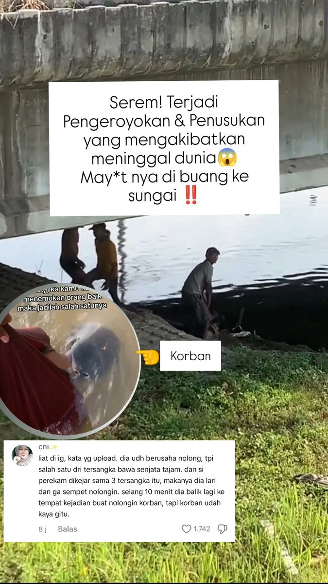NanasTeaa's tweet photo. Sadis‼️ Terjadi Penusukan &amp; Pengeroyokan sehingga korban tewas di tempat😰😱

Simak kronologi nya👇 https://t.co/HJx3Sx32F5