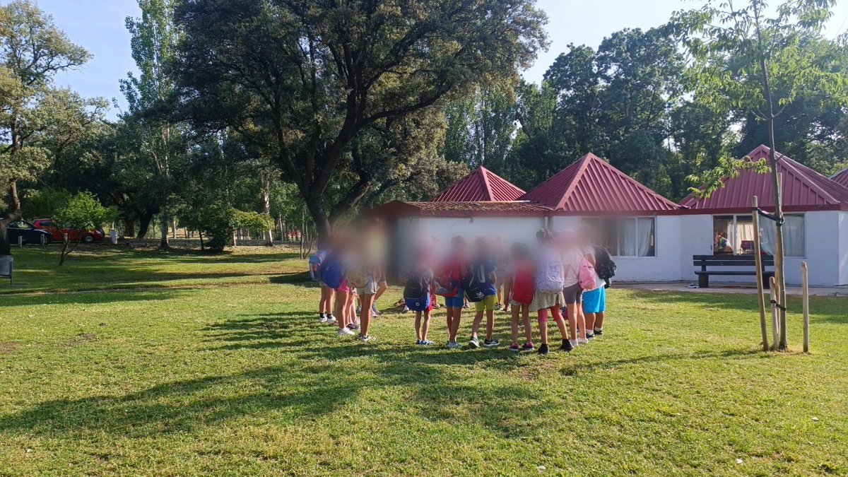 CP_BlasdeOtero's tweet photo. 🎒¡Nuestros alumnos de 3º de Primaria han disfrutado de una salida de multiaventura como actividad final de curso!
🌲Un día lleno de retos, risas y trabajo en equipo para cerrar el año con la mejor energía.
#AprenderEsUnaAventura #FinalDeCurso https://t.co/4xXdMBMZGK