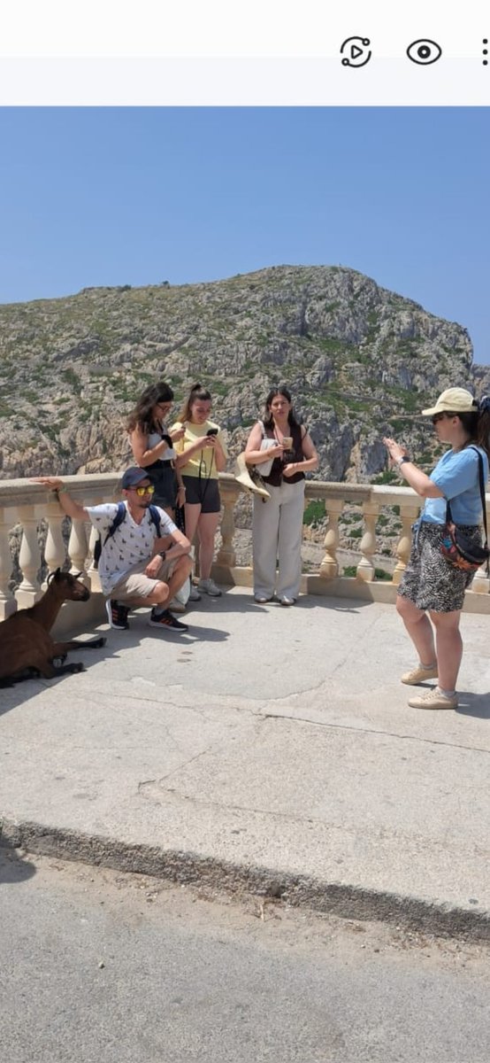 #SerraDeTramuntana ,exemple de sostenibilitat i convivència entre la natura i l'activitat humana, el nou model sostenible, sa cabra m'ha dit: #JoHiSeré15J