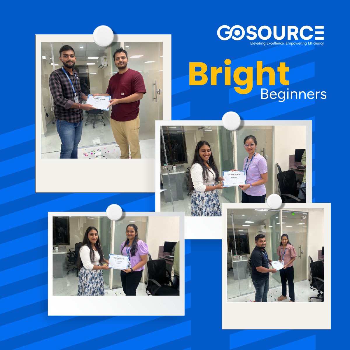 GosourceConnect's tweet image. 🌟 𝗕𝗿𝗶𝗴𝗵𝘁 𝗕𝗲𝗴𝗶𝗻𝗻𝗲𝗿𝘀, 𝗘𝘅𝗰𝗲𝗽𝘁𝗶𝗼𝗻𝗮𝗹 𝗜𝗺𝗽𝗮𝗰𝘁! 🌟

At GoSource, we celebrate those who start strong and strive higher, and our Bright Beginners are setting a new standard. 

#BrightBeginners #PerformanceRecognition #TeamGoSource #WorkplaceExcellence