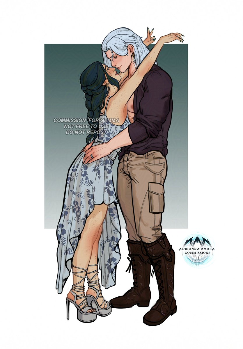 Smoll and Toll YCH for <a href="/musemushelle/">💛🩵</a> 💚
[ #ffxiv ] [ #Emetselch ]