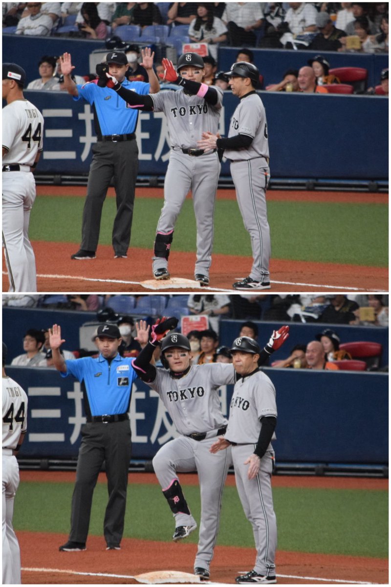 bobo_CO2's tweet photo. 丸の大谷ポーズ(? めちゃダサかった笑 https://t.co/BBMb5kPAMZ